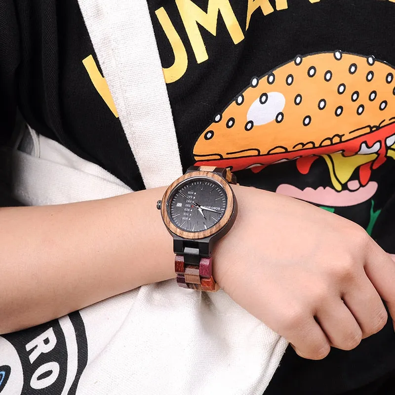Men Women Quartz Week Date Timepiece