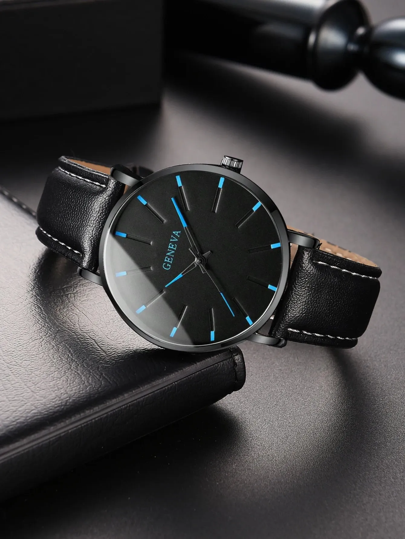 Minimalist Ultra Thin Men's Watch Set