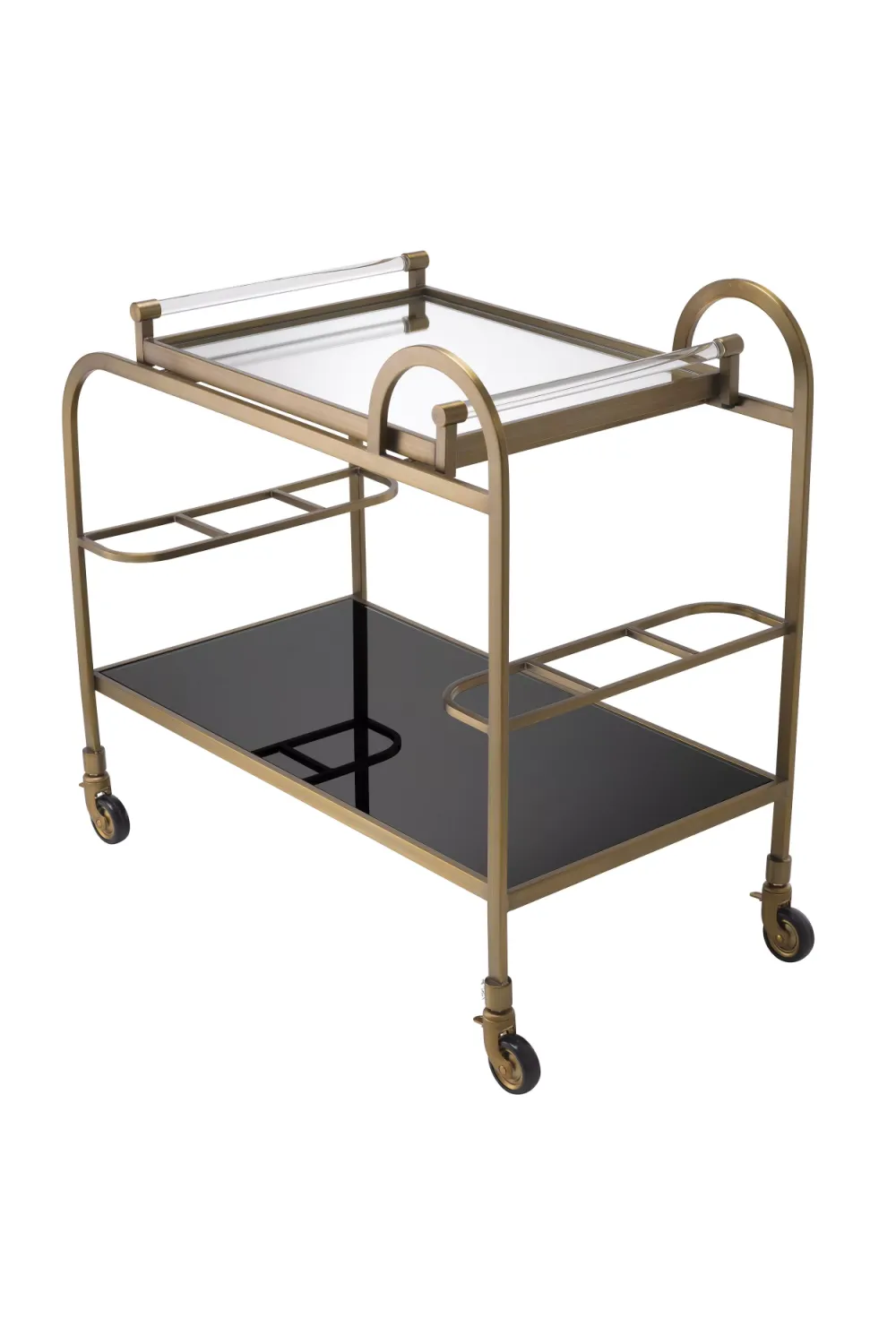 Modern Brushed Brass Trolley | Eichholtz Montreuil