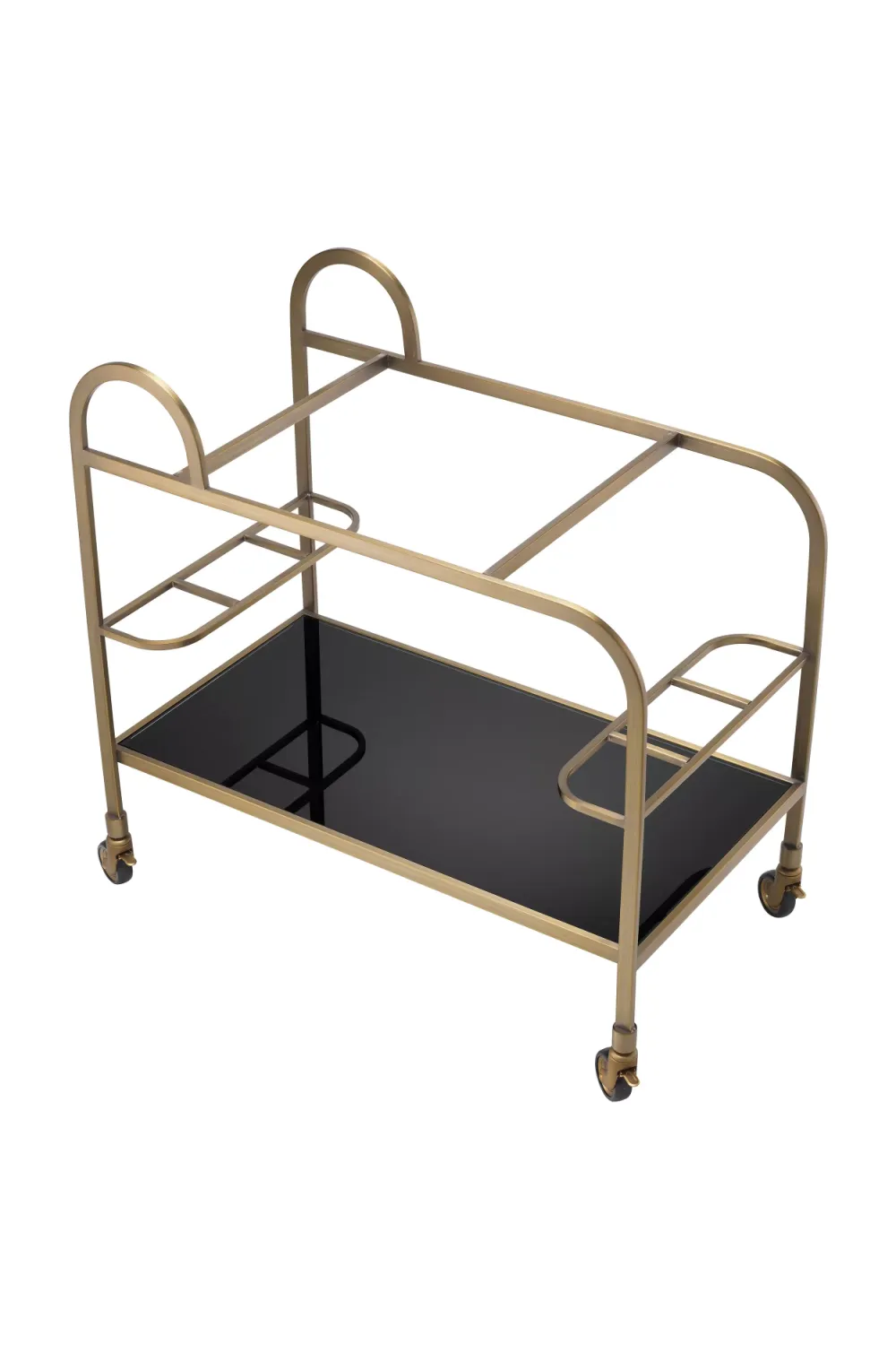 Modern Brushed Brass Trolley | Eichholtz Montreuil