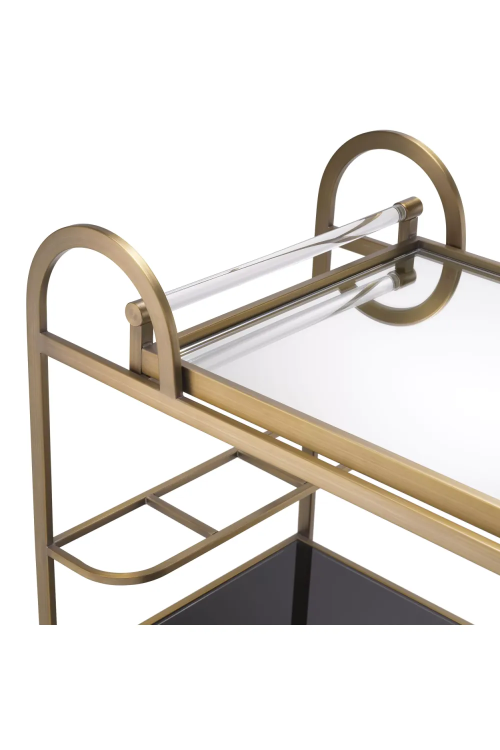 Modern Brushed Brass Trolley | Eichholtz Montreuil