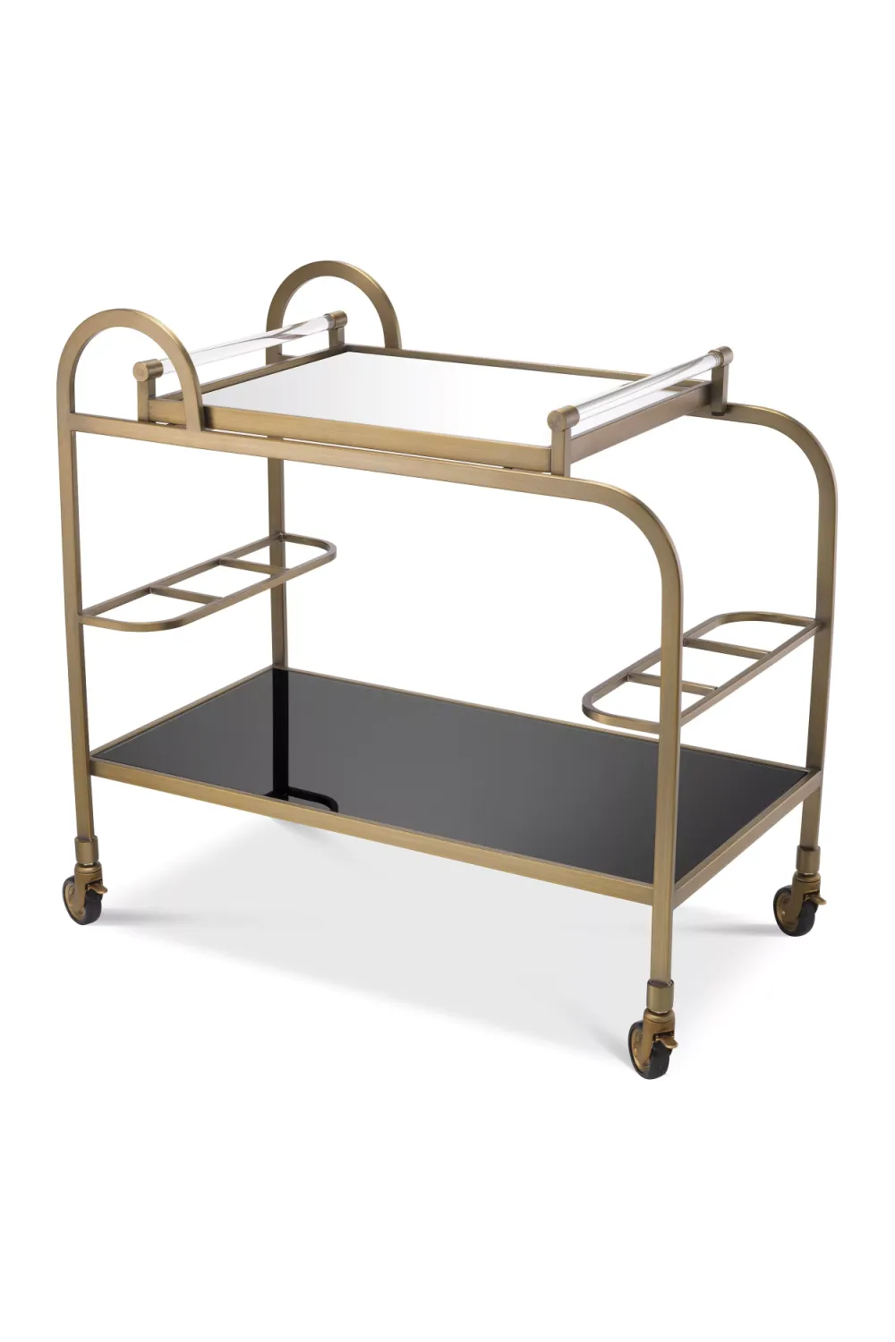 Modern Brushed Brass Trolley | Eichholtz Montreuil