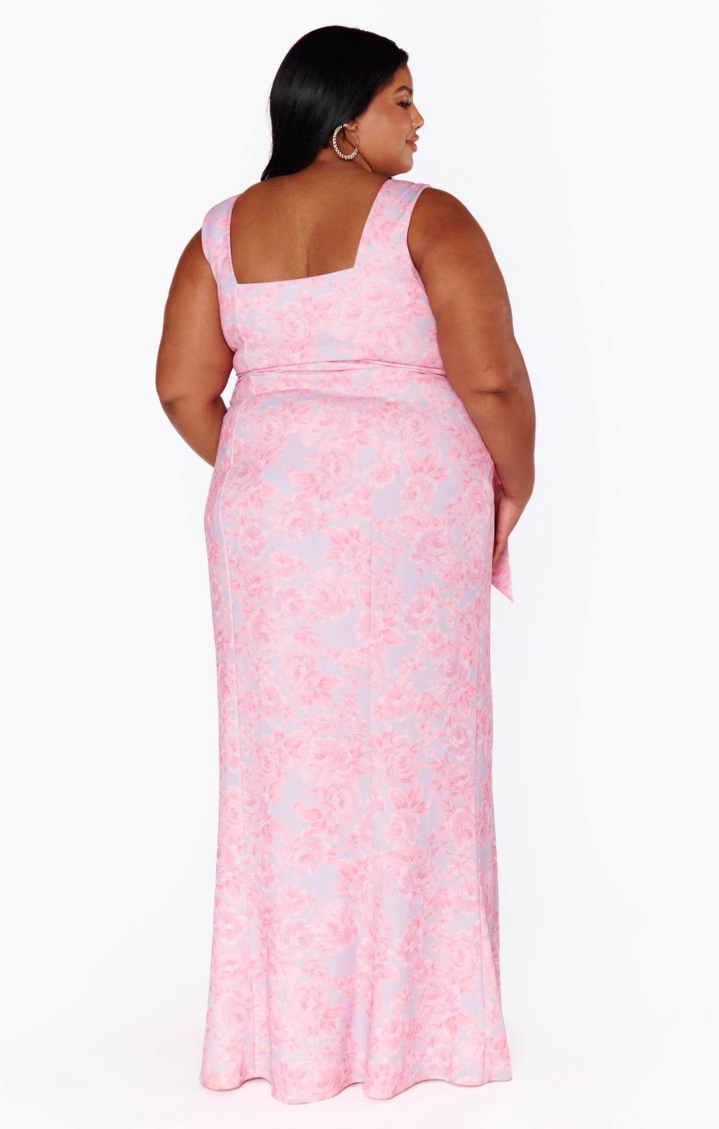 Paris Gown ~ Blushing Floral Stretch