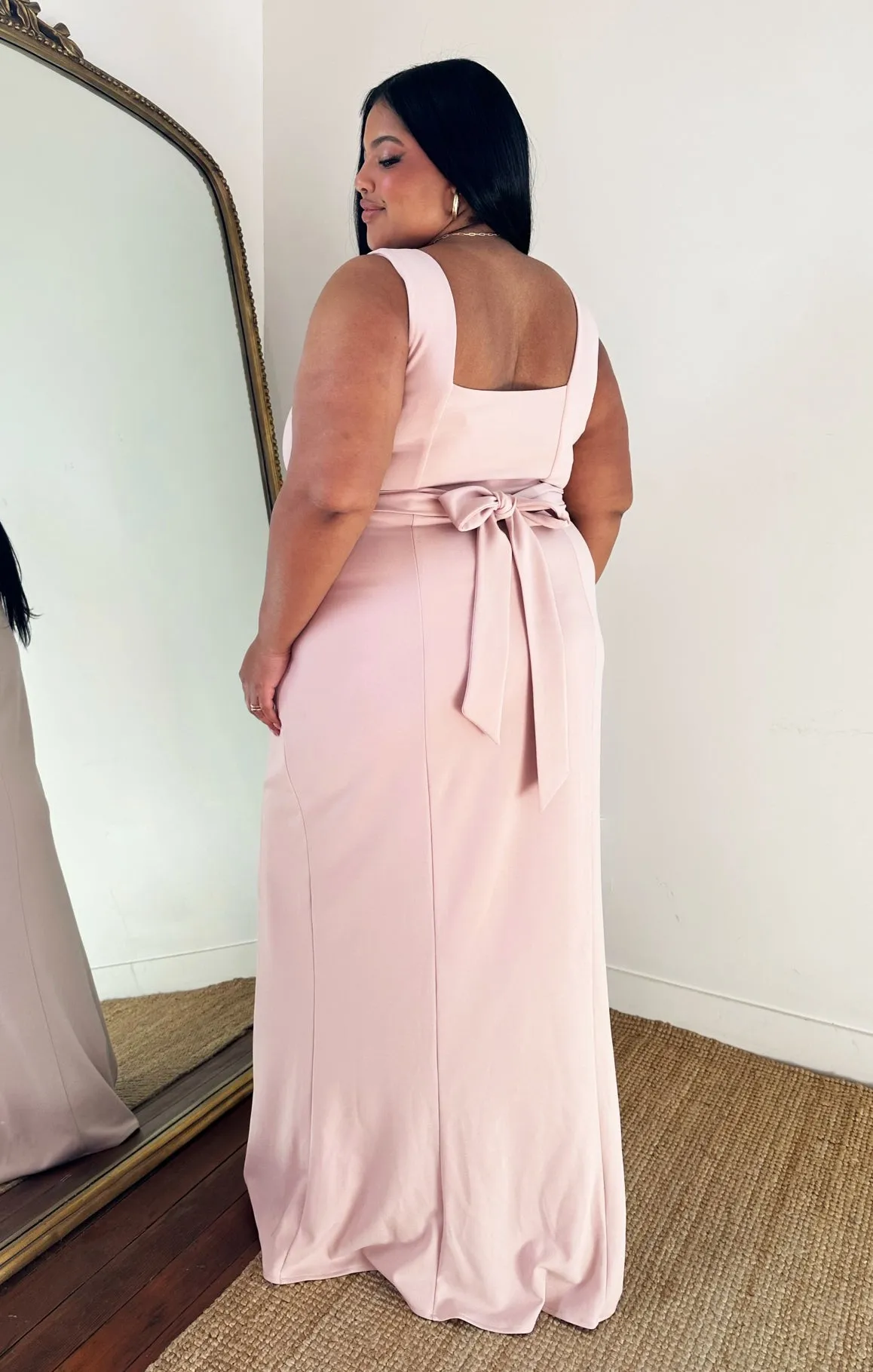 Paris Gown ~ Dusty Blush Stretch