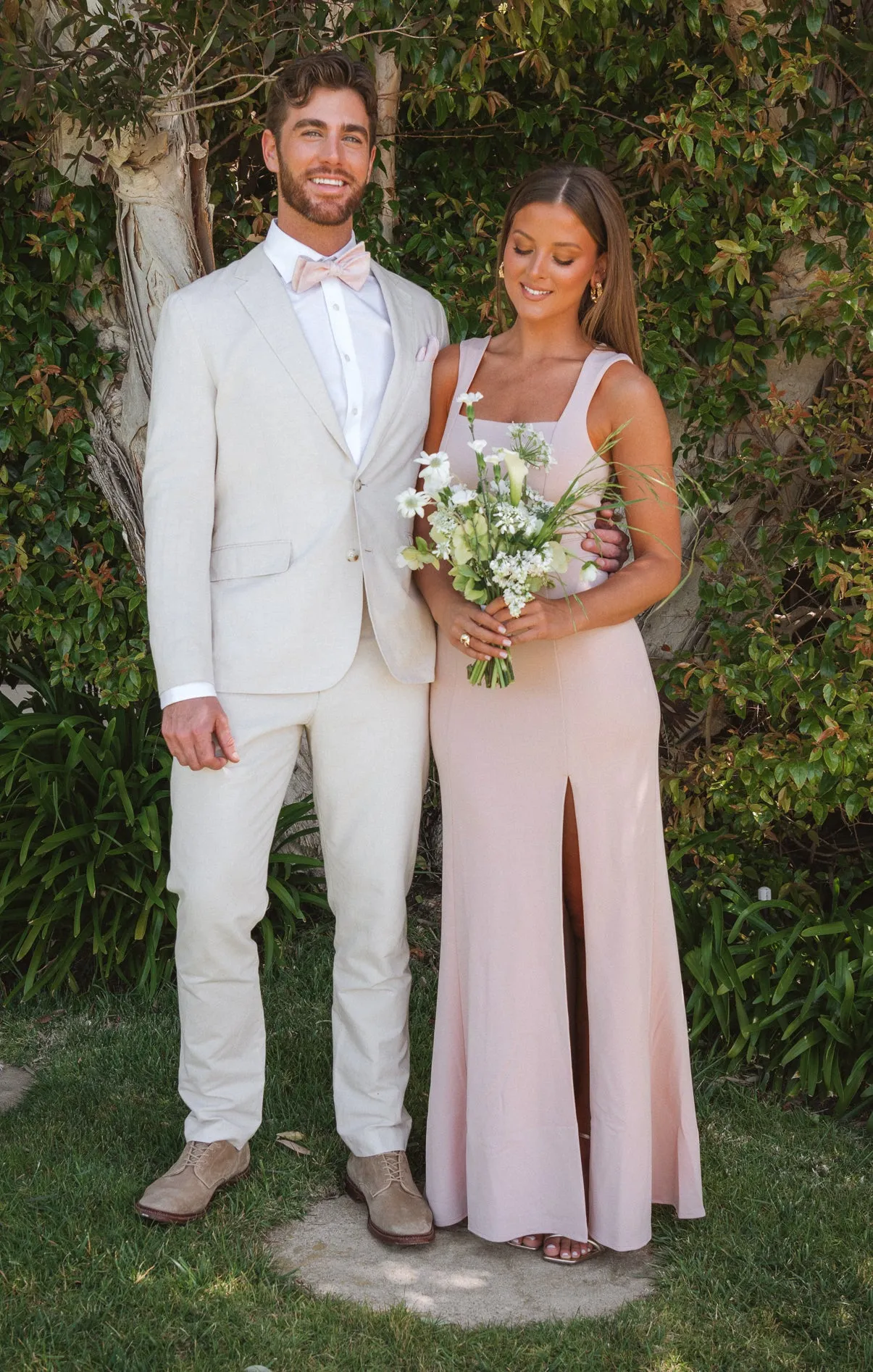 Paris Gown ~ Dusty Blush Stretch