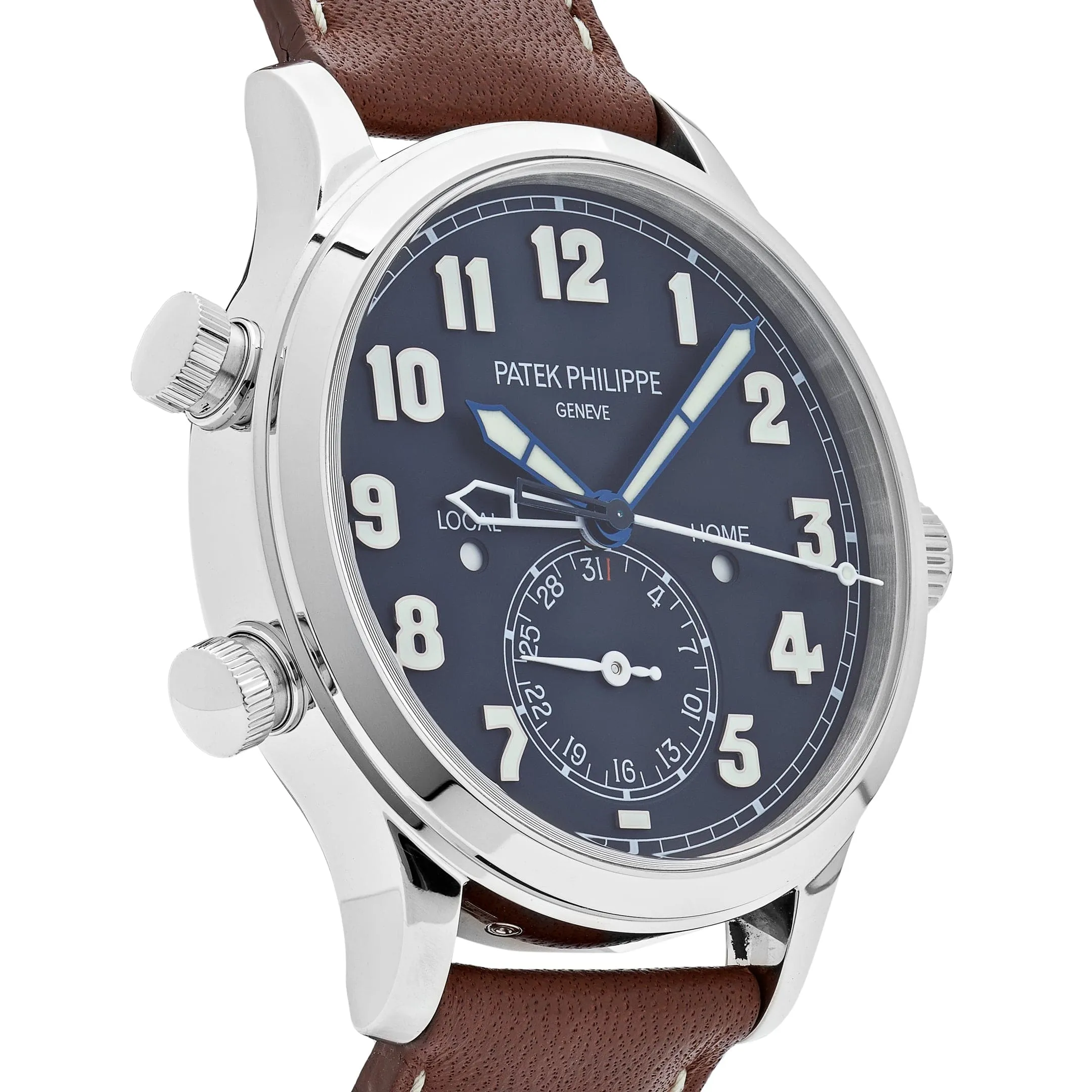 Patek Philippe Calatrava 5524G-001 'Pilot' Travel Time White Gold (2023)