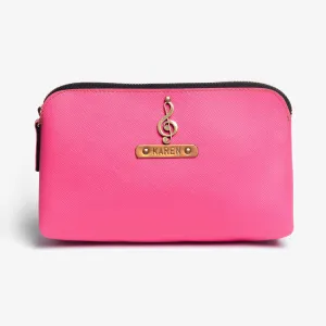 Personalized Carry All/Makeup Pouch - Pink