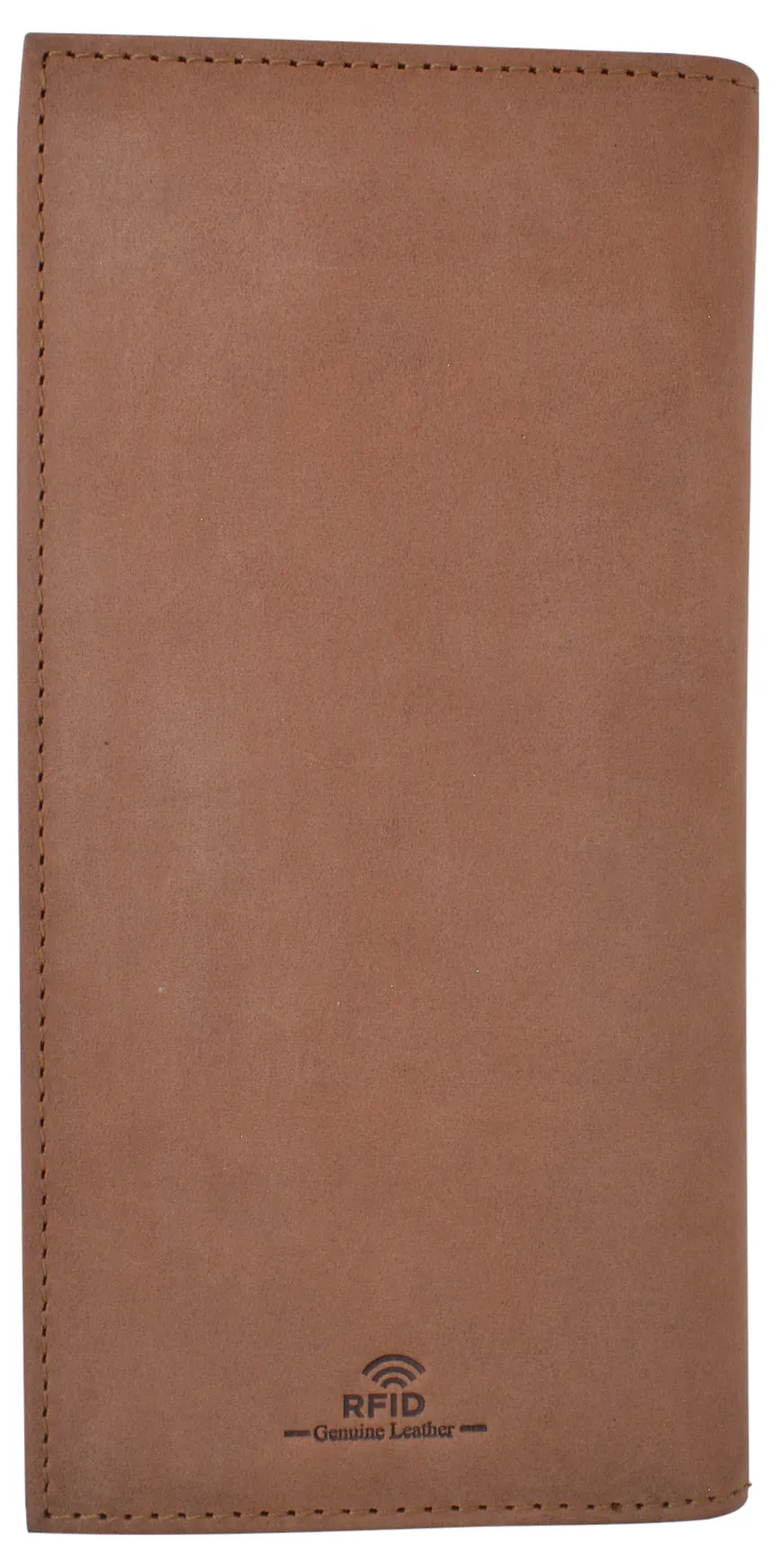 RFID Blocking Leather USA Checkbook & Register Cover Holder Case Slim Wallet For Men & Women