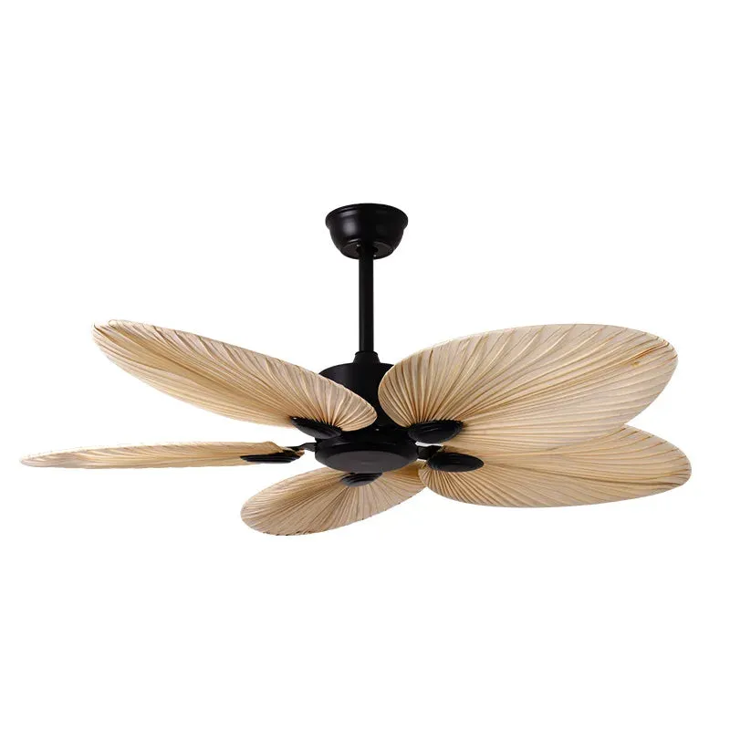 Saavedra - 52inch Palm Leaf 5 Blade Ceiling Fan