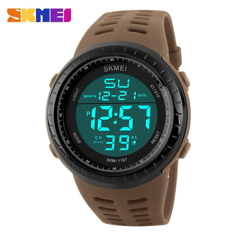SKMEI Shock Resistant Watch For Sports and Outdoor with Led