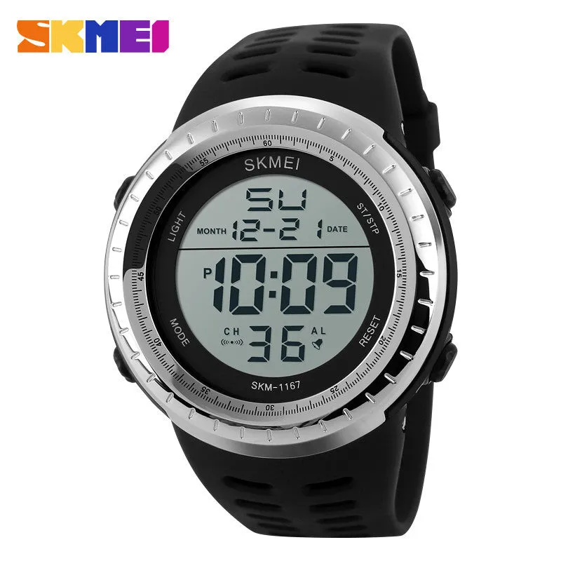 SKMEI Shock Resistant Watch For Sports and Outdoor with Led
