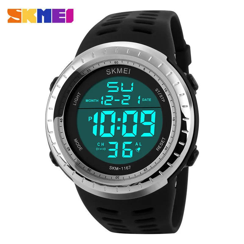 SKMEI Shock Resistant Watch For Sports and Outdoor with Led