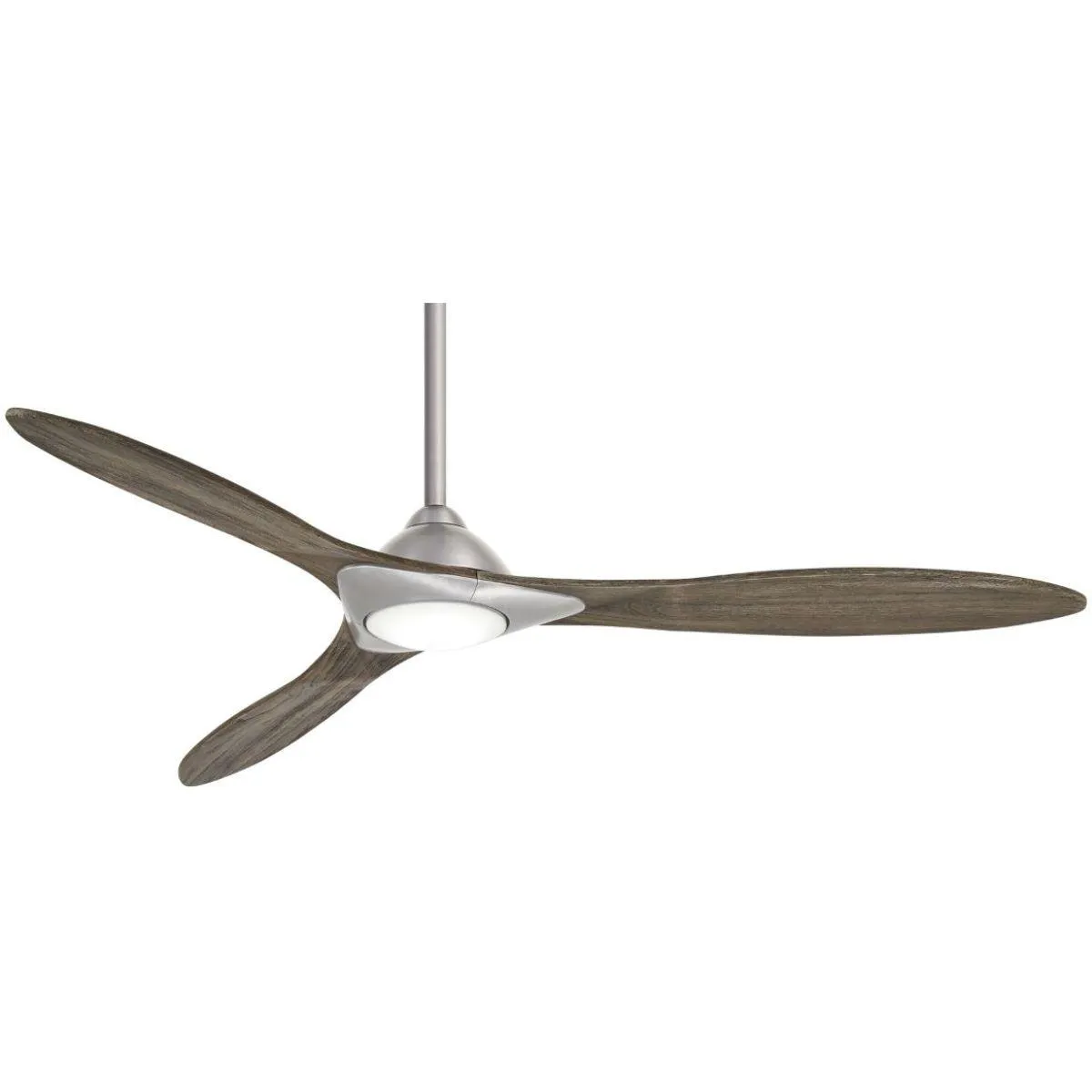 Sleek LED 60" Smart Ceiling Fan with Remote, Brushed Nickel