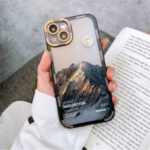 Snow Moutain Theme Phone Case For iPhone