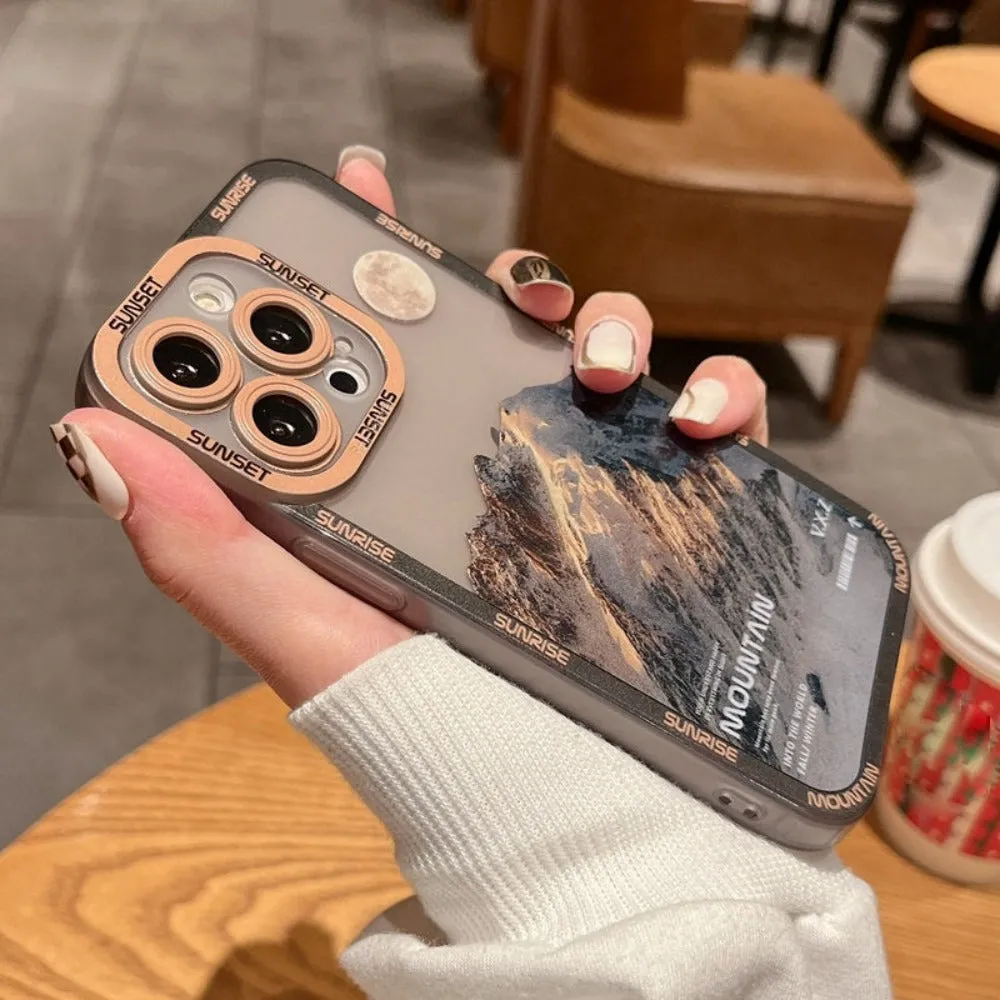 Snow Moutain Theme Phone Case For iPhone