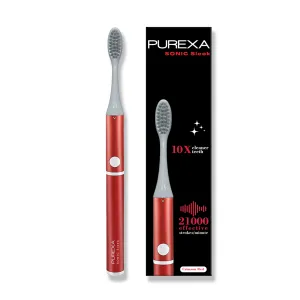 Sonic Sleek Smart Electric Toothbrush With Aluminium Body (Crimson Red)