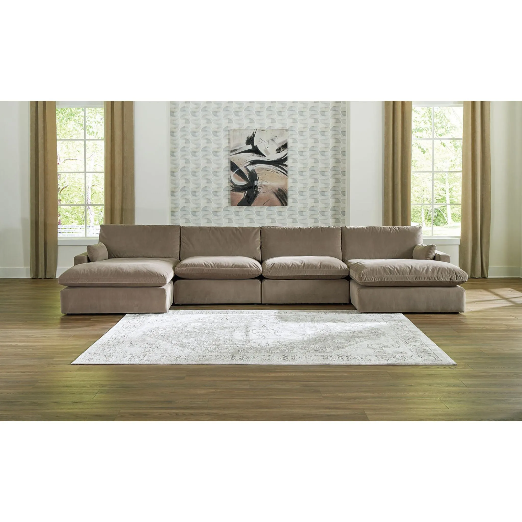 Sophie 4 Piece Modular Sectional with Dual Chaise