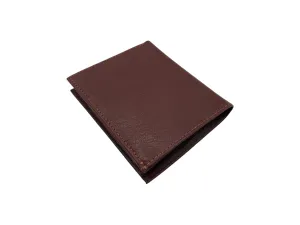 Top Grain Slim & Compact Leather  Billfold Wallet # 981