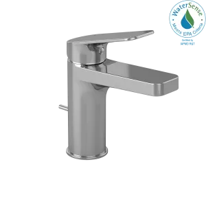TOTO OberonS Single Handle 1.2 GPM Bathroom Sink Faucet, Polished Chrome TL363SD12#CP