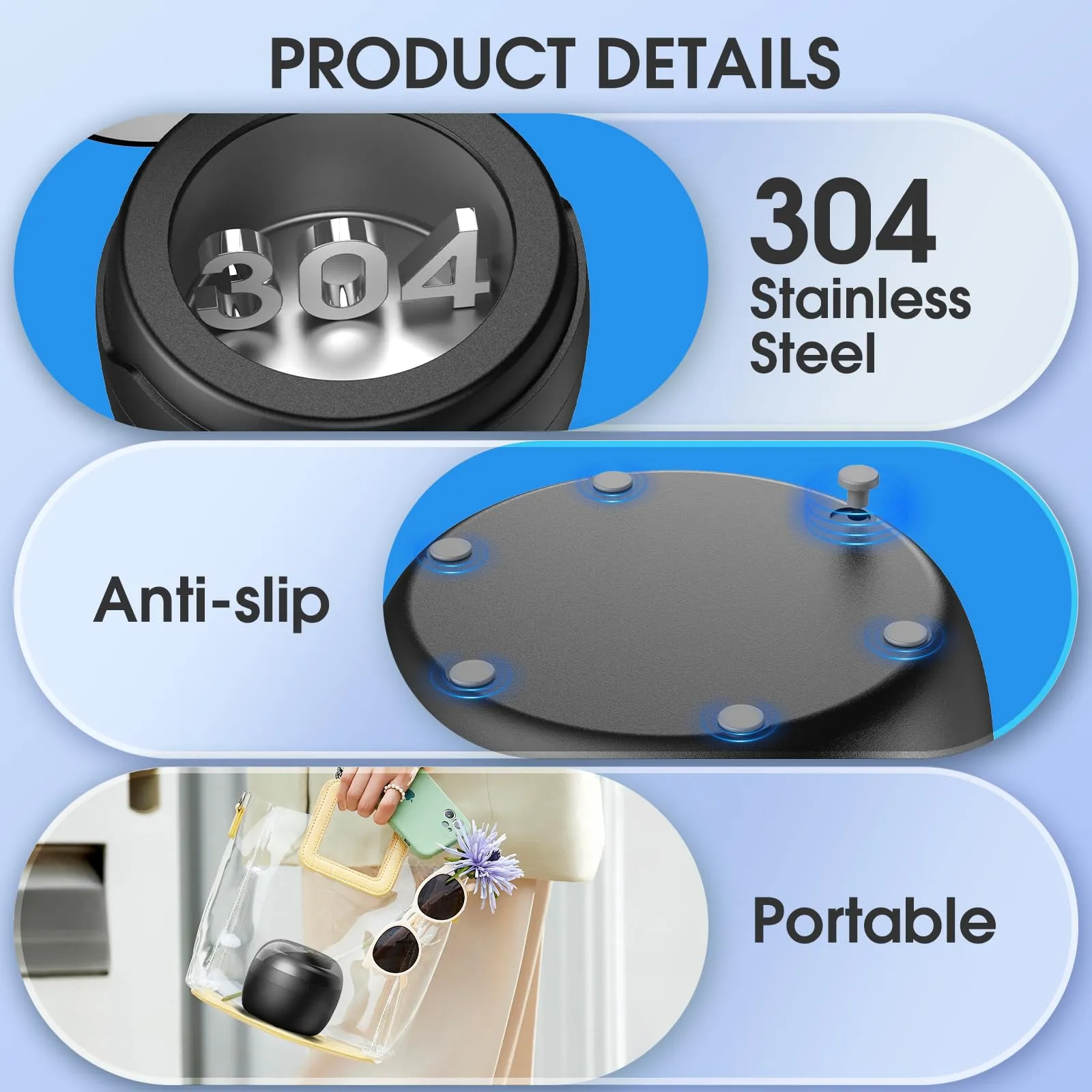 Ultrasonic Retainer Cleaner, 250ML Retainer Cleaner Machine for Dentures, Mouth Guards, Braces, Toothbrush Heads, Jewelry, 50kHz ultrasonic Cleaner with 4 Modes for All Dental Appliances (Black Gre)