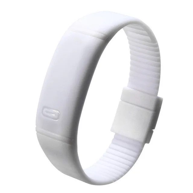 Upgrade Section Waterproof LED Bracelet Watches Children Women Watch Men Digital Silicone Wristwatch Sports Shock Fashion Clock