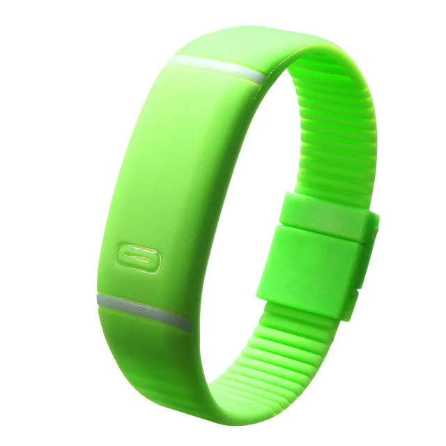 Upgrade Section Waterproof LED Bracelet Watches Children Women Watch Men Digital Silicone Wristwatch Sports Shock Fashion Clock
