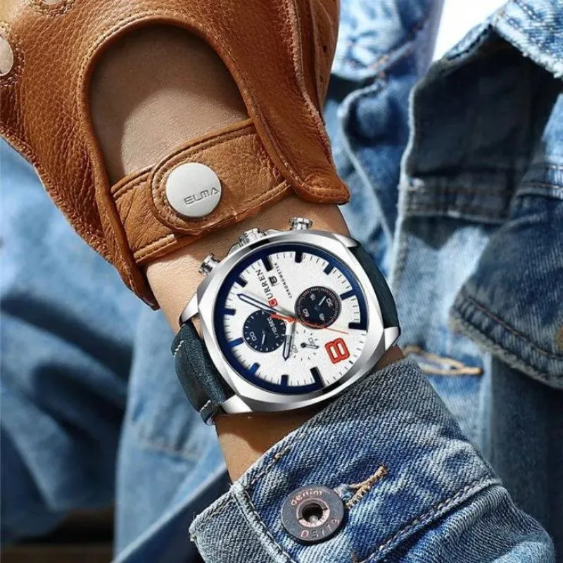 Waterproof Sports and Military Watch with Chronograph