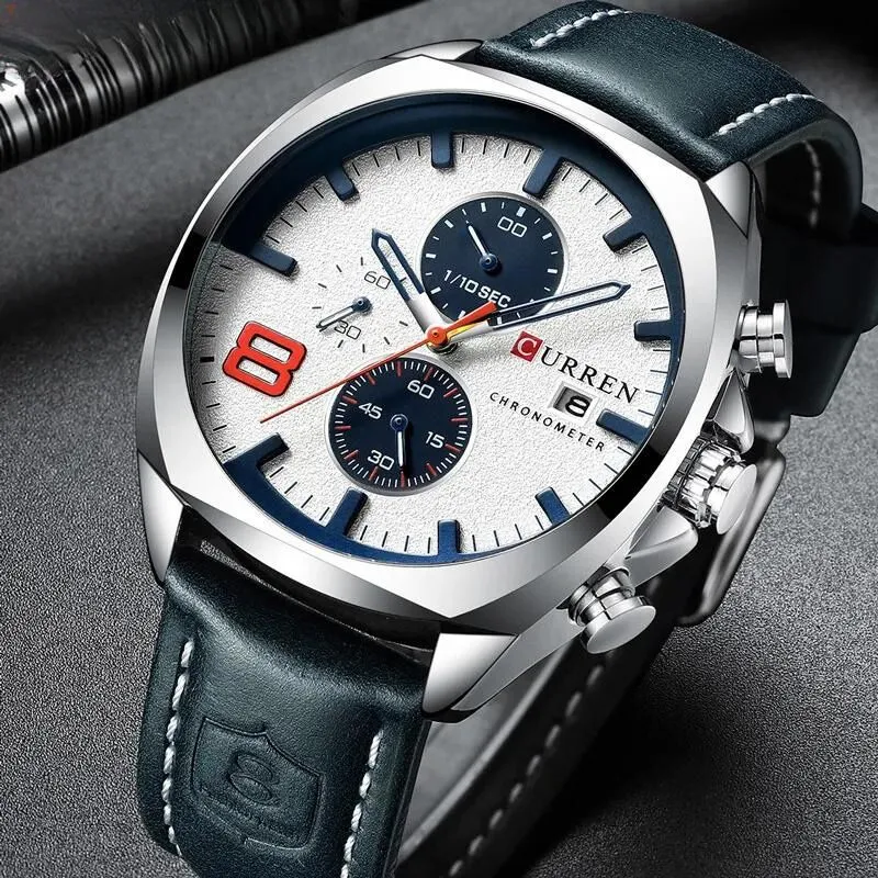 Waterproof Sports and Military Watch with Chronograph