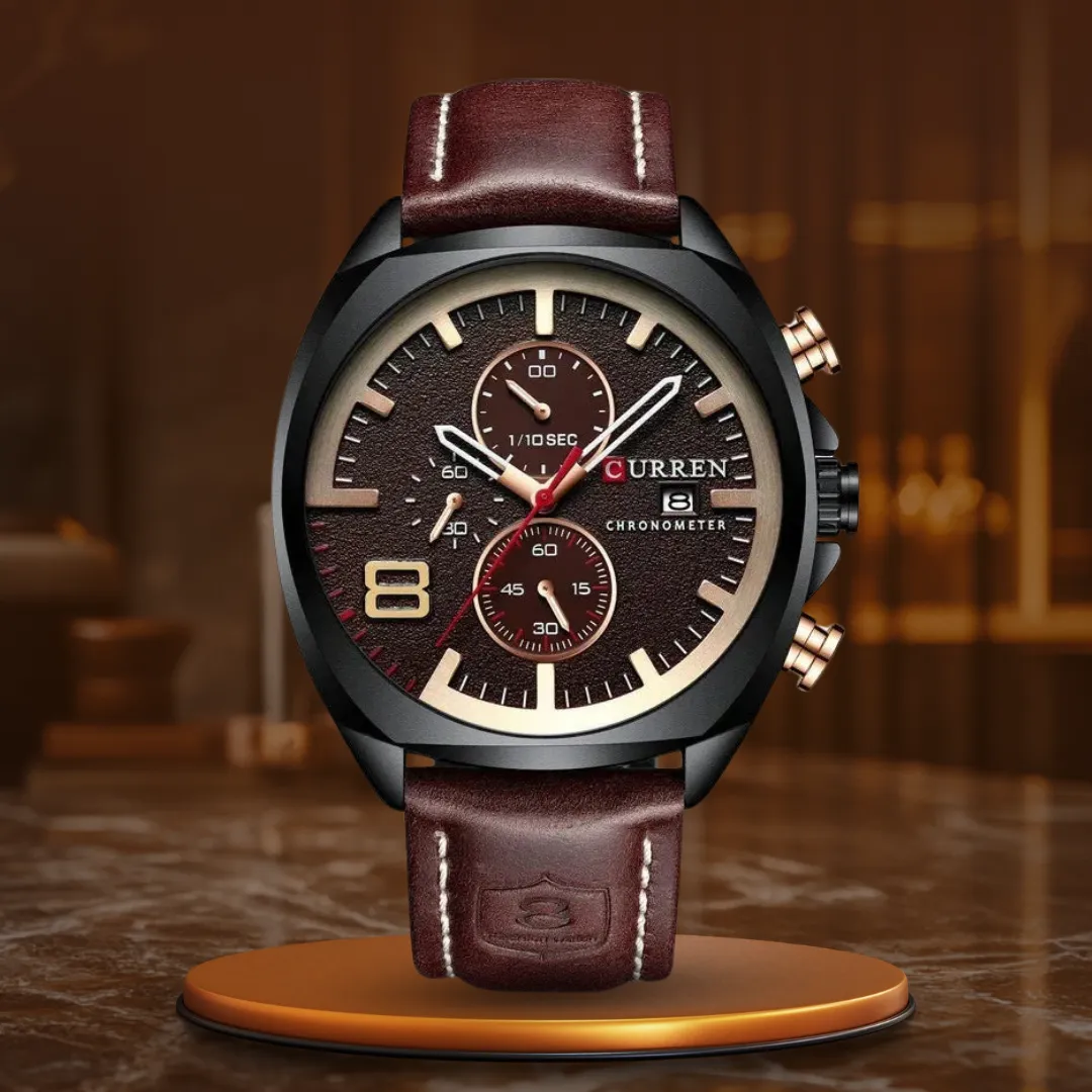 Waterproof Sports and Military Watch with Chronograph