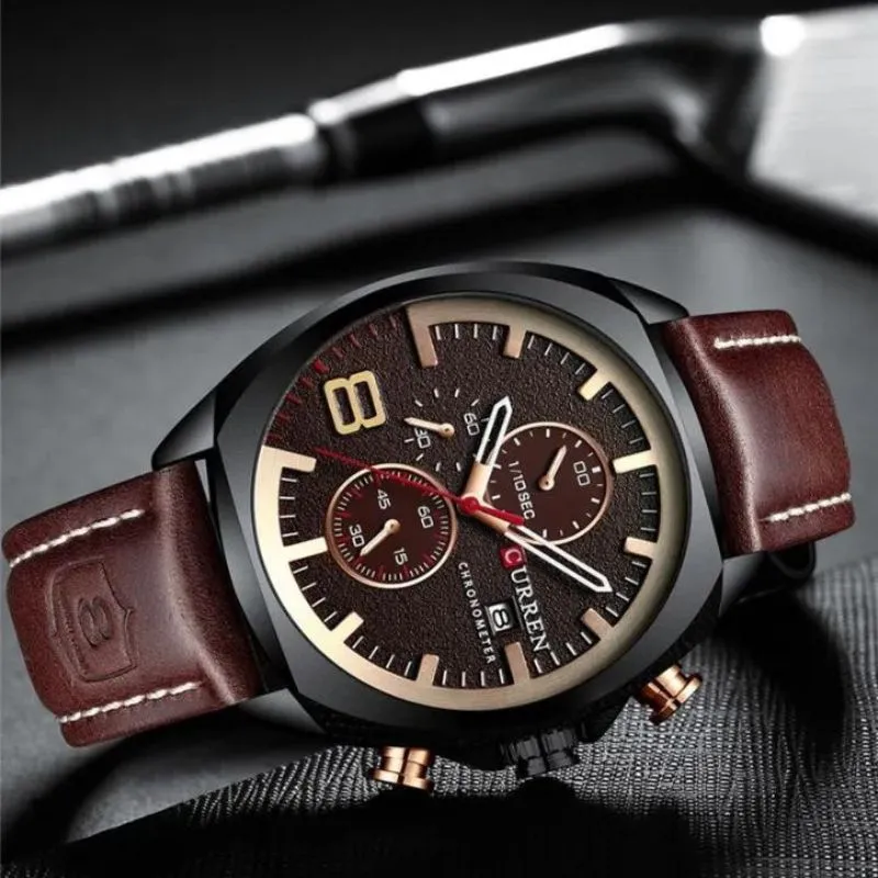 Waterproof Sports and Military Watch with Chronograph