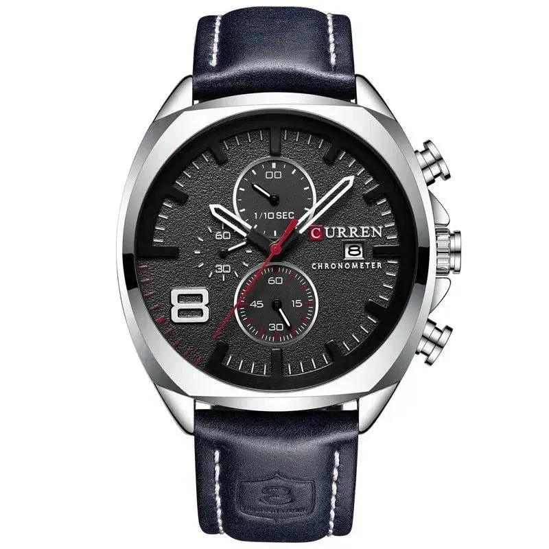 Waterproof Sports and Military Watch with Chronograph