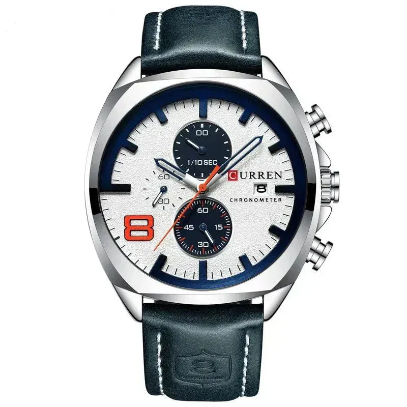 Waterproof Sports and Military Watch with Chronograph