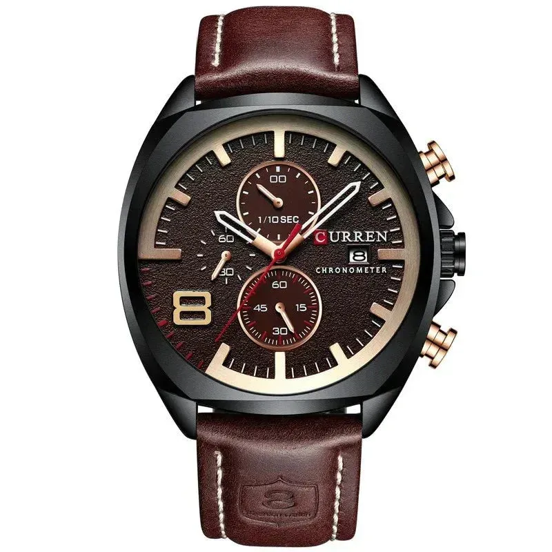 Waterproof Sports and Military Watch with Chronograph