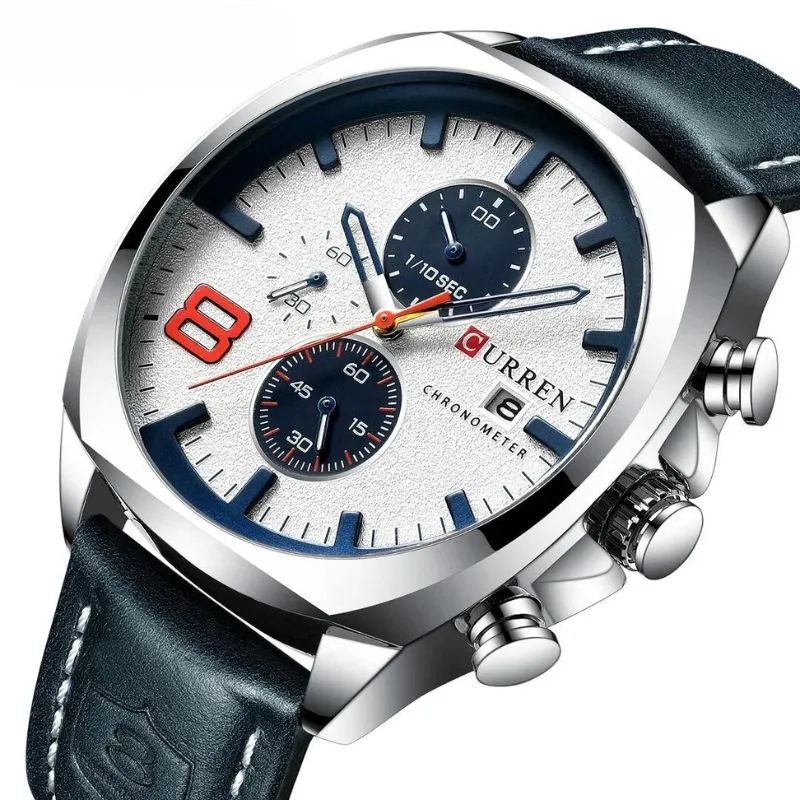 Waterproof Sports and Military Watch with Chronograph