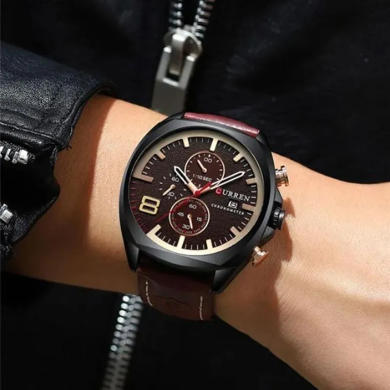 Waterproof Sports and Military Watch with Chronograph