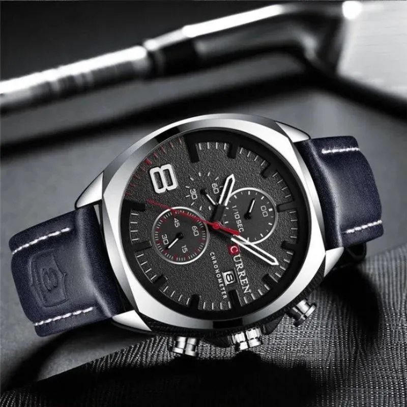 Waterproof Sports and Military Watch with Chronograph