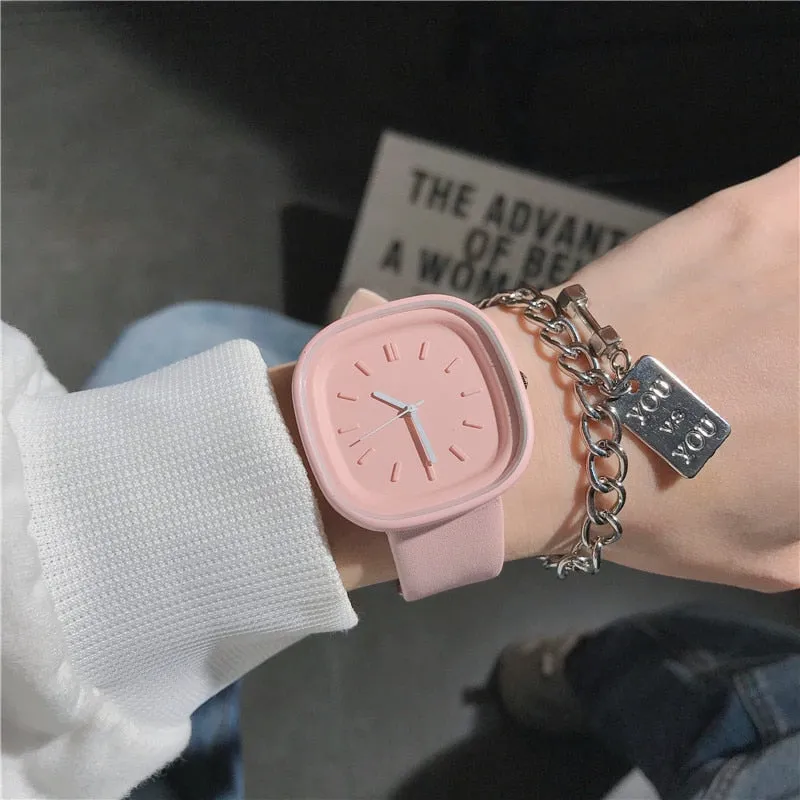 Women&#39;s Watches Brand Sport Style Fashion Ladies Watch Leather Watch Women Girls Female Quartz Wristwatches Montre Femme