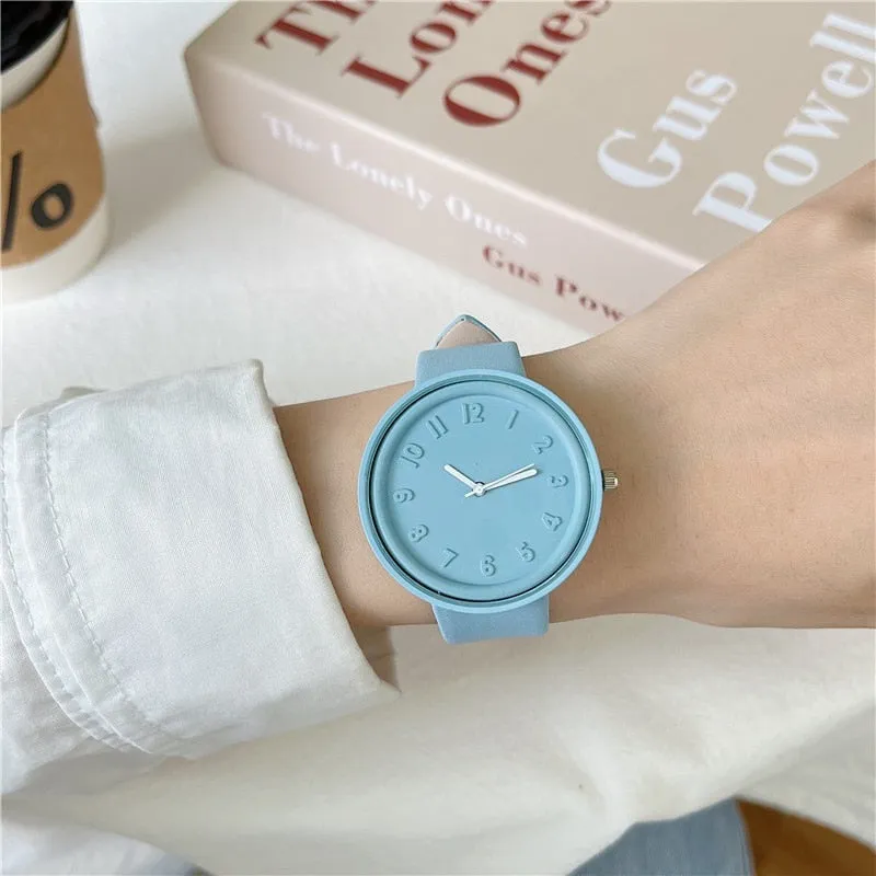 Women&#39;s Watches Brand Sport Style Fashion Ladies Watch Leather Watch Women Girls Female Quartz Wristwatches Montre Femme