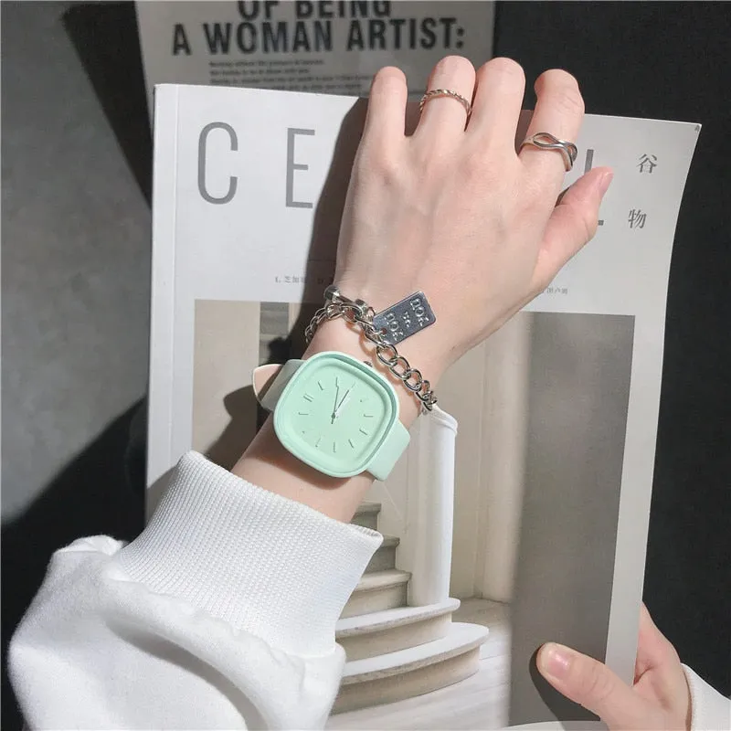Women&#39;s Watches Brand Sport Style Fashion Ladies Watch Leather Watch Women Girls Female Quartz Wristwatches Montre Femme