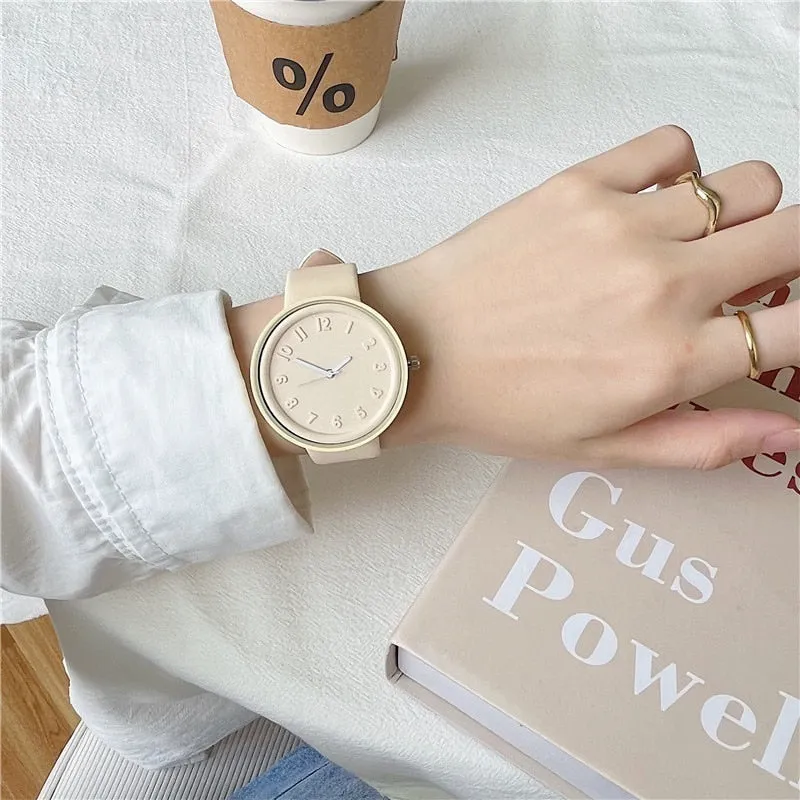 Women&#39;s Watches Brand Sport Style Fashion Ladies Watch Leather Watch Women Girls Female Quartz Wristwatches Montre Femme