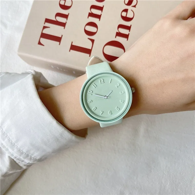 Women&#39;s Watches Brand Sport Style Fashion Ladies Watch Leather Watch Women Girls Female Quartz Wristwatches Montre Femme
