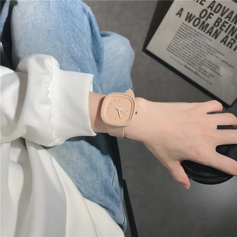 Women&#39;s Watches Brand Sport Style Fashion Ladies Watch Leather Watch Women Girls Female Quartz Wristwatches Montre Femme