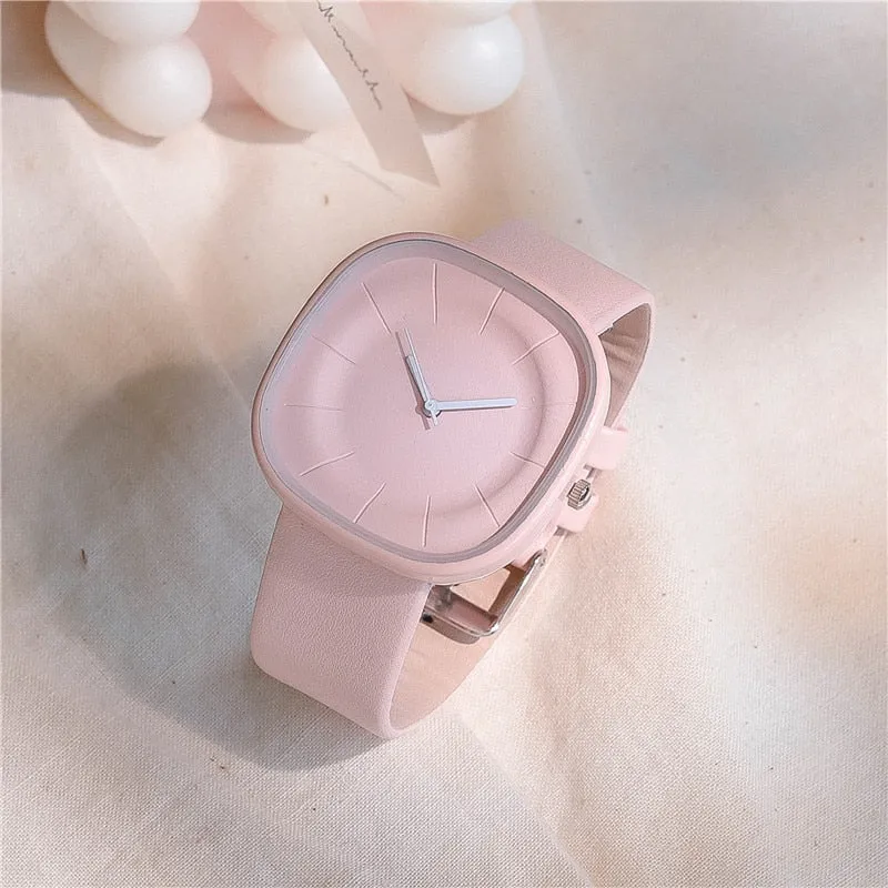 Women&#39;s Watches Brand Sport Style Fashion Ladies Watch Leather Watch Women Girls Female Quartz Wristwatches Montre Femme
